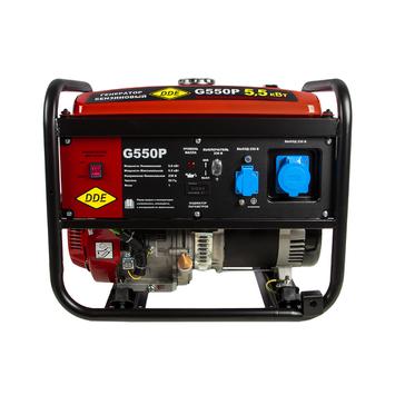 Генератор бензиновый DDE G550P (1ф 5,0/5,5/9,4 кВт бак 25 л дв-ль 13 л.с.)