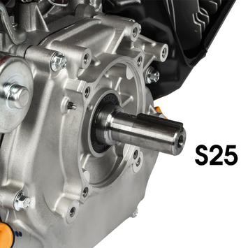 Двигатель бензиновый 4-х тактный DDE E1500E-S25 (15 л.с., 420 куб. см, выход коленвала 25 мм, шпонка, элстарт)