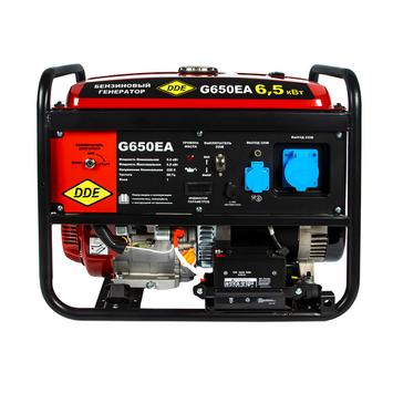 Генератор бензиновый DDE G650EA (1ф 6,0/6,5 кВт бак 25 л дв-ль 14 л.с. элстарт +автоматика)