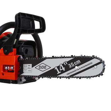 Шина пилы цепной сварная DDE 14"/ 35 см 3/8"-1,1-52 зв (для цепи 90)  144MLEA041