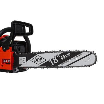 Шина пилы цепной сварная DDE 18"/ 45 см 3/8"-1,3-62 зв (для цепи 91P/VS/VXL)(180SPEA041)
