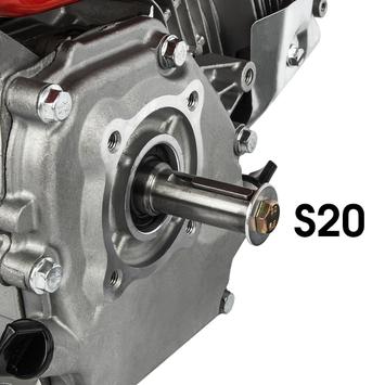 Двигатель бензиновый 4Т DDE E550-S20 (5,5 л.с., 163 куб. см, к/вал 20 мм, шпонка) (792-858)