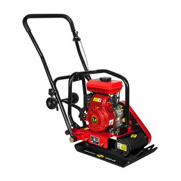 Виброплита DDE VP 55 CK (2,8 л.с., плита 430×310 мм, до 250 кв. м/час, 54 кг, гл. упл. 20 см, колеса)