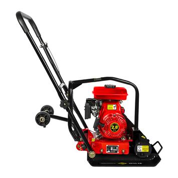 Виброплита DDE VP 55 CK (2,8 л.с., плита 430×310 мм, до 250 кв. м/час, 54 кг, гл. упл. 20 см, колеса)