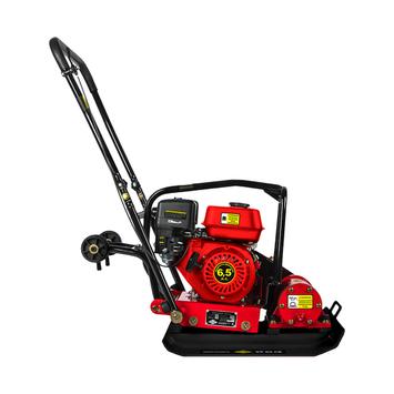 Виброплита DDE VP 80 СK (6,5 л.с., плита 580×420 мм, до 420 кв. м/час, 80 кг, гл. упл. 30 см, колеса)