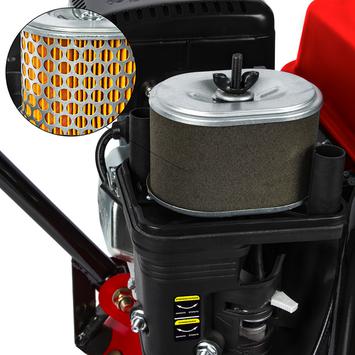 Виброплита DDE VP 90 CK (6,5 л.с., плита 550×450 мм, до 500 кв. м/час, 90 кг, гл. упл. 30 см, колеса)