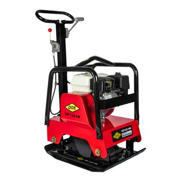 Виброплита DDE VP 125 HK (Honda 5,5 л.с., плита 630×400 мм, до 500 кв. м/час, 126 кг, гл. упл. 30 см,реверс, колеса)
