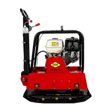 Виброплита DDE VP 260 HK (Honda, 13 л.с., плита 830×640 мм, до 750 кв. м/час, 255 кг, гл. упл. 90 см, реверс, колеса)