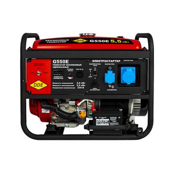 Генератор бензиновый DDE G550E (1ф, 5,0/5,5 кВт, 25 л, 13 л.с. элстарт)