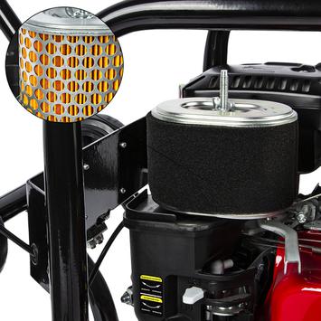 Виброплита DDE VP 90 HK (дв. Honda, 5,5 л.с., плита 530×500 мм, до 660 кв. м/час, 91 кг, гл. упл. 30 см, колеса)