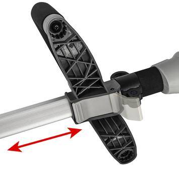 Триммер аккумуляторный DDE  BlueTech GTB 400 (ниж. двигатель, 3 регулировки, без ЗУ и АКБ)