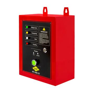 Блок автоматического управления генератором DDE ATS 400-25 (3ф, 400В, 25А, кабель 8пин 8м.)