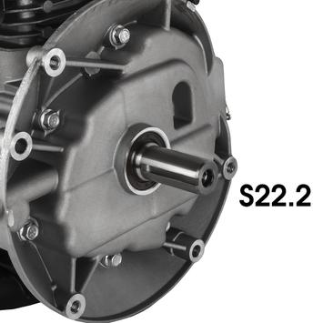 Двигатель бензиновый 4Т с вертикальным валом DDE  E450-S22 (4,5 л.с., 146 см3, к/вал 22,2, шпонка, самоход)